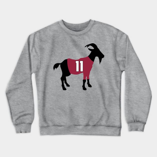 Larry Fitzgerald GOAT Crewneck Sweatshirt by slawisa